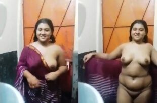 Beautiful Chubby Girl Nude Bathing Awesome Seduction Expressions
